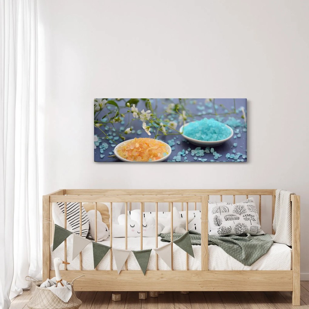 Színes tengeri só képe (120x50 cm)