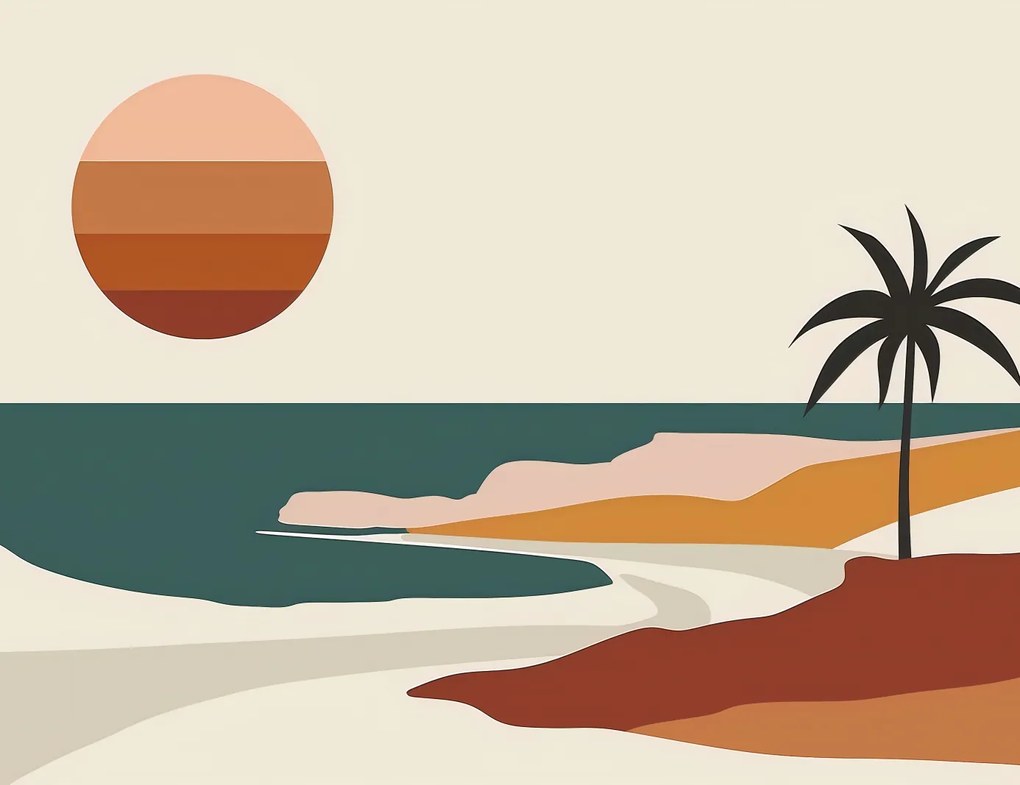 Poszter 65x50cm Sziget a Nyugaton