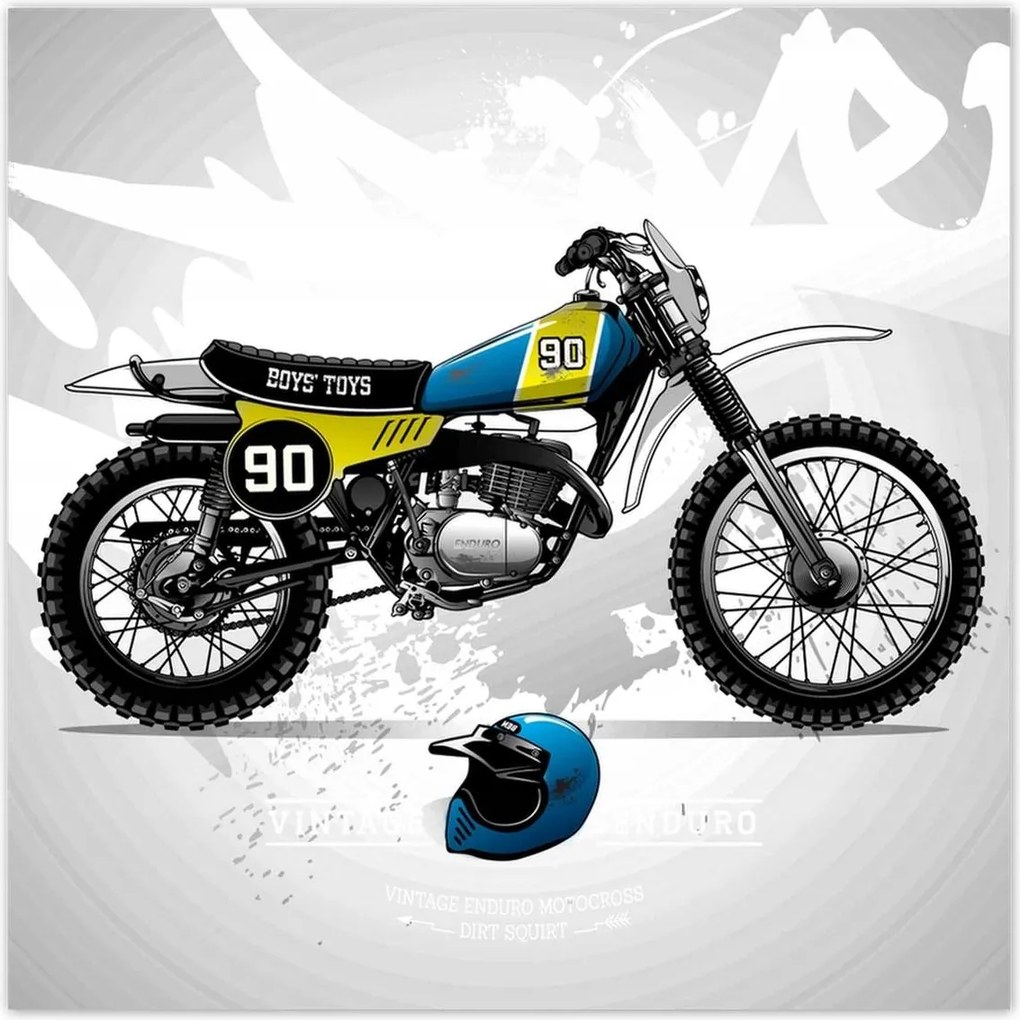 Poszterek 30x30 Cross Motorkerékpár Motor