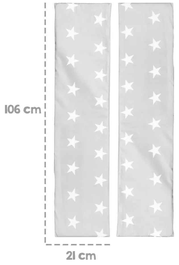 Huzat szett kerti gyerek bútorszetthez 2 db-os Little Stars – Roba