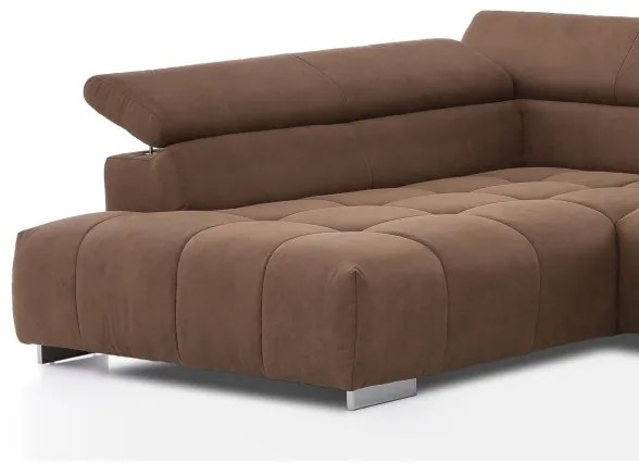 Sarokkanapé U alakban TROPEA balos barna