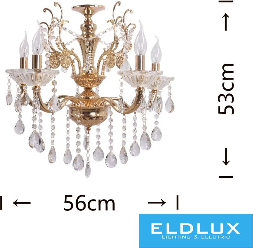 ELDLUX A12-O Kristály Csillár IP20
