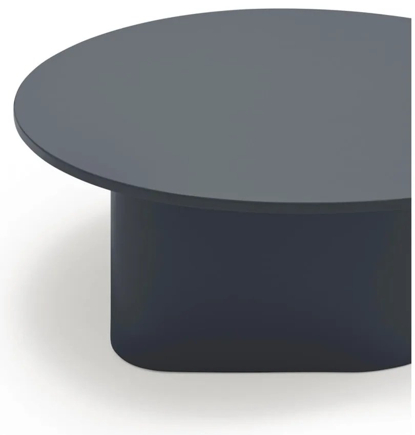 Antracitszürke dohányzóasztal 110x111 cm Totem – Teulat