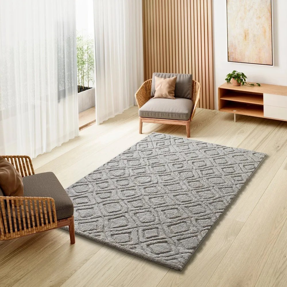 Szürke szőnyeg 64x120 cm Juno – Universal