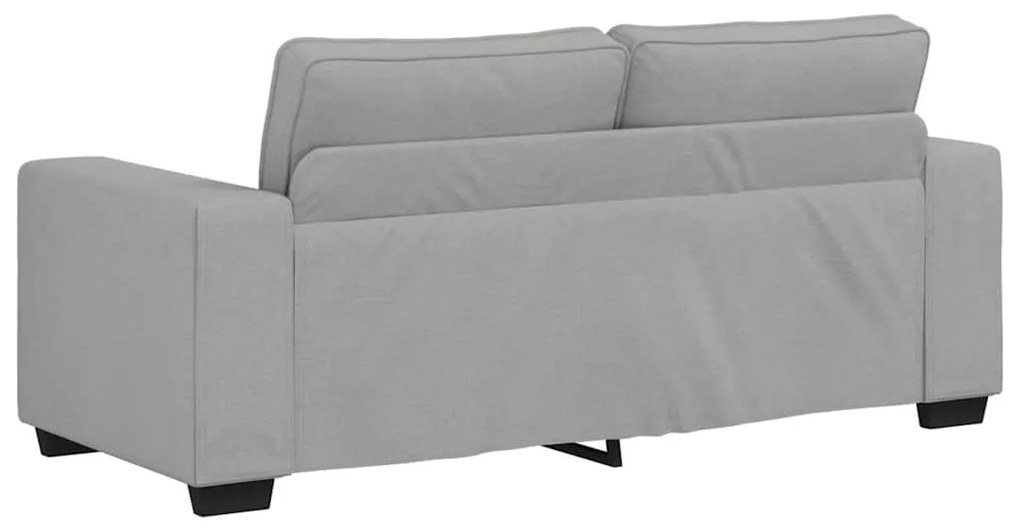 felhőszürke sötétszürke szövetkanapé 140 cm