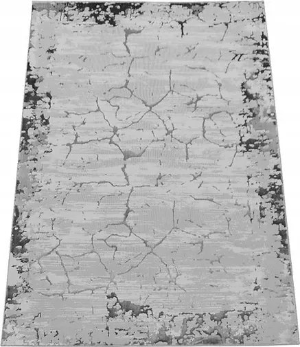 Szőnyeg 200x290 Szürke-ezüst Modern Nappali Hálószoba Puha