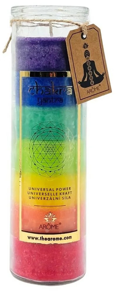 Arome Chakra magas illatgyertya - Univerzális erő, 320 g