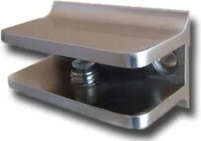 Üvegpolc tartó 6mm 6510 Szatén Irwar