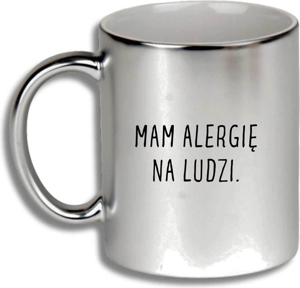 Ezüst Bögre Ajándék Különböző Alkalmakra Allergiás Vagyok