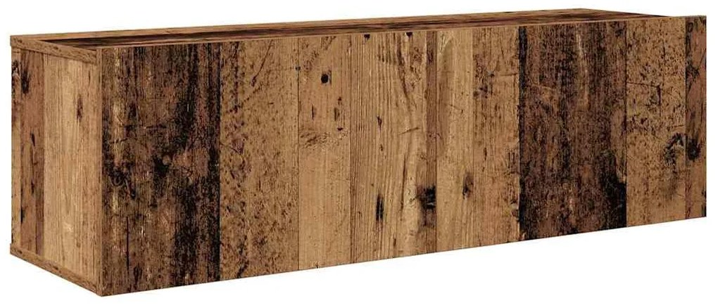 TV Szekrény Szett 4 pcs Régi fa 200 x 30 x 30 cm Faanyag