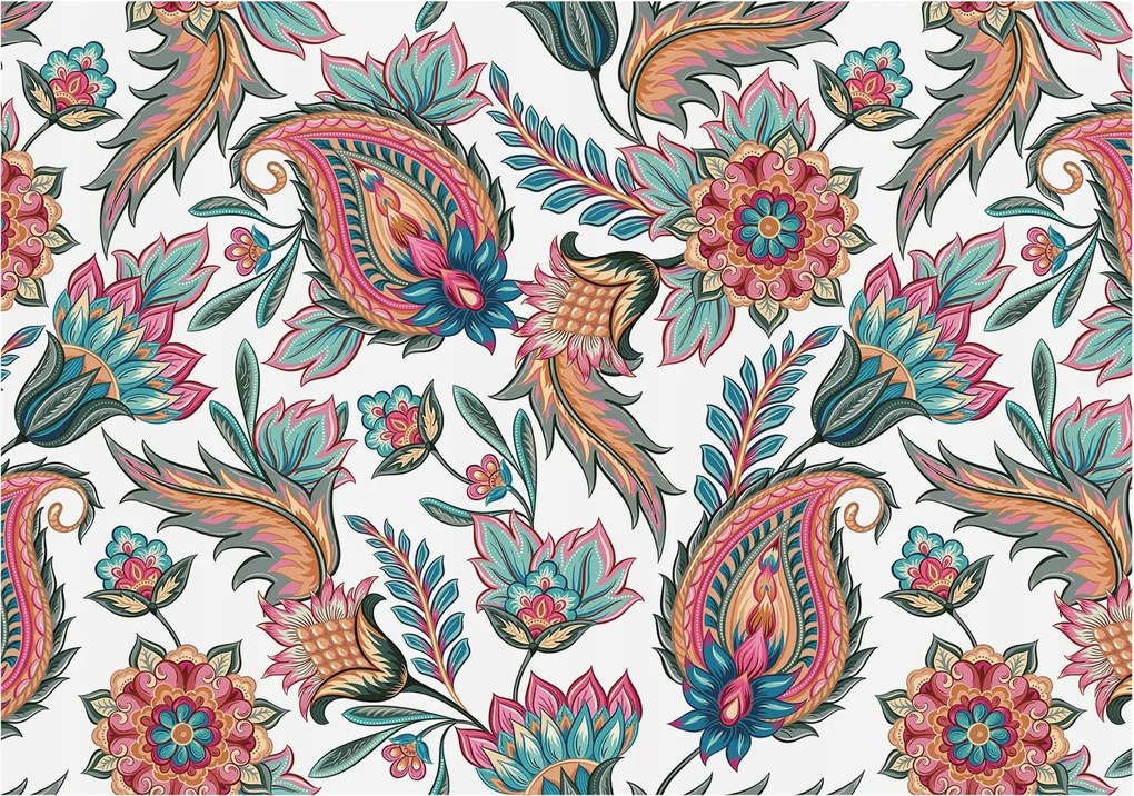 Flizelina fotótapéta Nappaliba és Hálószobába Keleti minta 208x146