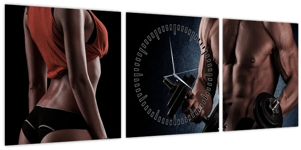 Kép - Fitness (órával) (90x30 cm)