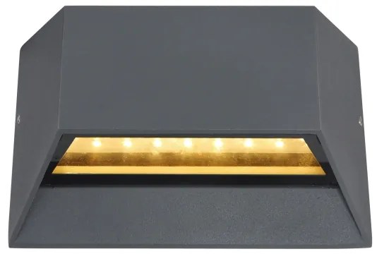 Globo 34175 - LED Kültéri fali lámpa HONNA LED/7W/230V IP54 antracit