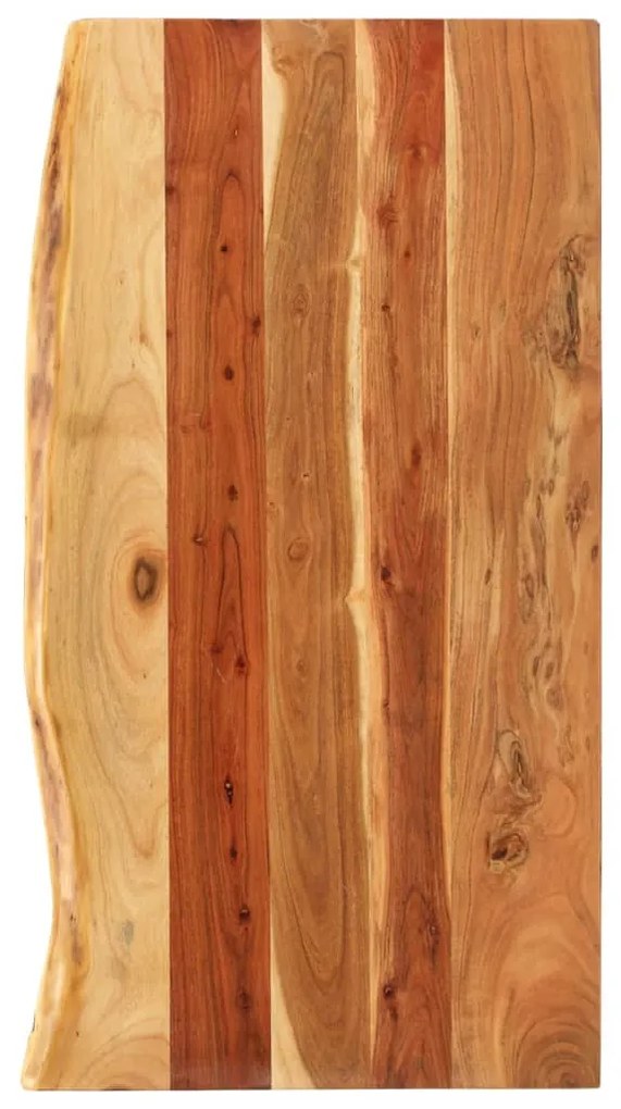 Tömör akácfa fürdőszoba piperepolc 100x52x2,5 cm