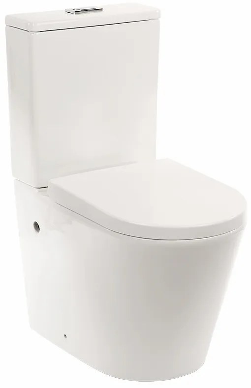 Paulo rimless WC kombi alsó/hátsó kifolyással soft close ülőkével
