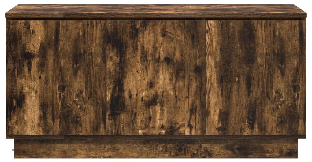 TV Szekrény Füstölt Tölgy 100x38x49 cm Mérnöki Fa