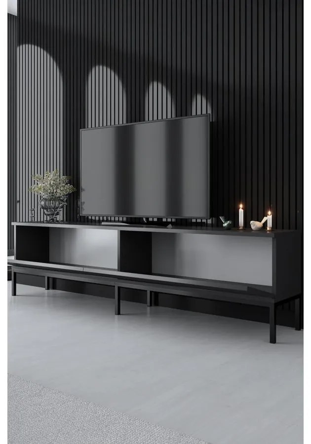 TV szekrény Lord - Anthracite, Black
