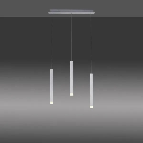 Leuchten Direkt 15203-95 - LED Csillár zsinóron BRUNO 3xLED/4,8W/230V fehér