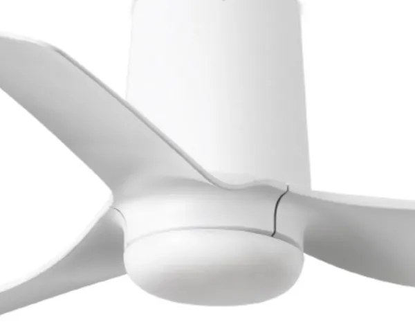 FARO 33832 - Mennyezeti ventilátor MINI PUNT TUB S fehér átm. 90 cm + távirányító