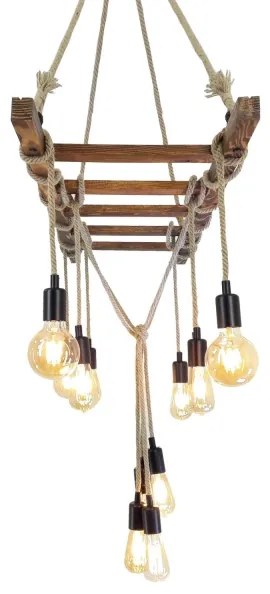 Csillár zsinóron MERDIVEN 12xE27/40W/230V