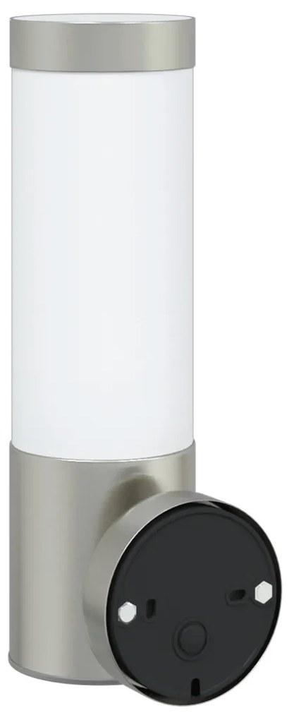 Kültéri Fali Lámpák 2 pcs Ezüst 12 x 7.5 x 27 cm