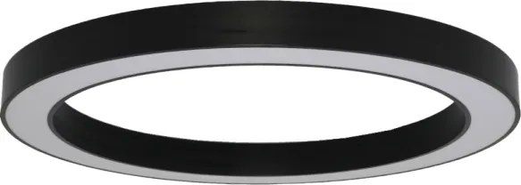 LED Mennyezeti lámpa LED/115W/230V 3000/4000/6500K átm. 120 cm fekete