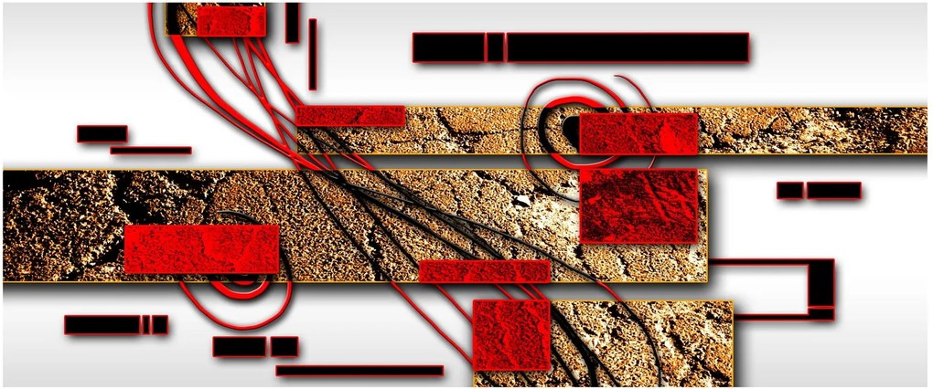 Az absztrakció képe (120x50 cm)