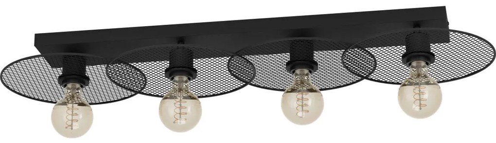 Eglo 43729 - Mennyezeti lámpa IKESTON 4xE27/40W/230V