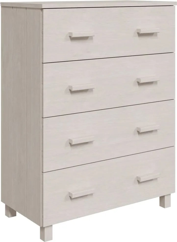 vidaXL HAMAR fehér tömör fenyőfa tálalószekrény 79 x 40 x 103,5 cm
