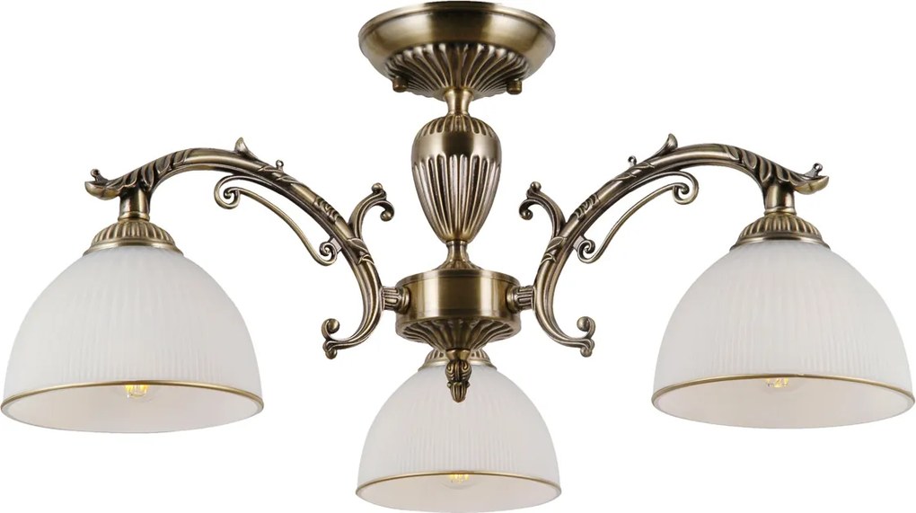 Italux klasszikus csillár feneza antik bronz fehér itxpnd-5122-3