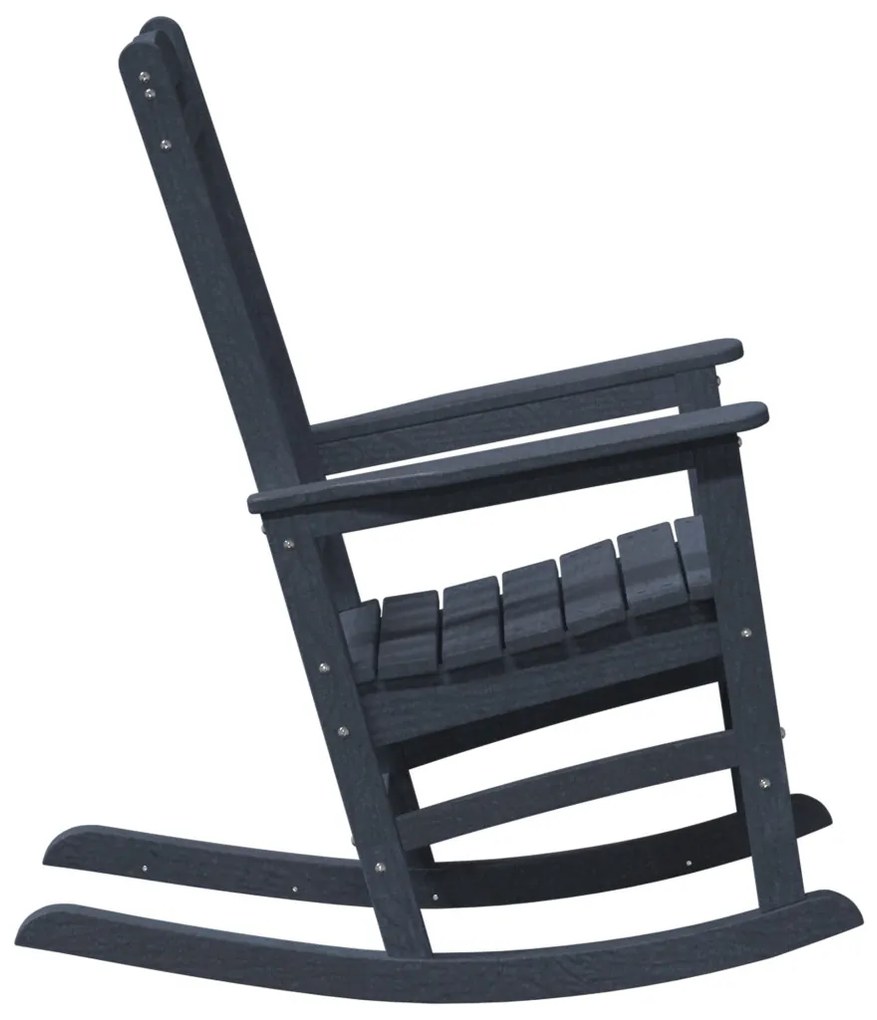 Kerti Hintaszék 2 db Tengerészkék 70x92x107.5 cm HDPE
