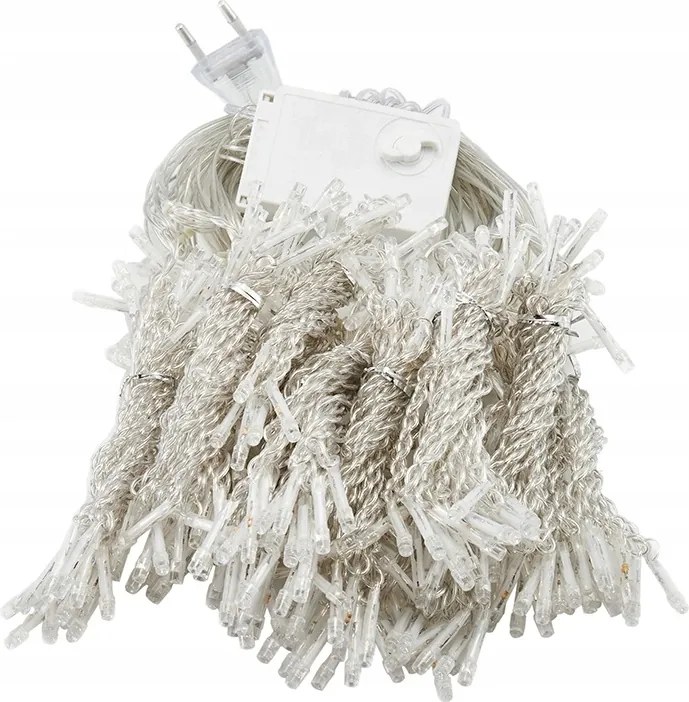 Fényfüggöny Led fényfüzér 3x3 m jégcsap fényfüzér színes