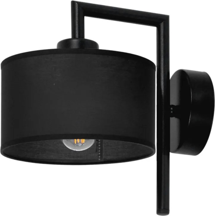 KAJA K-4324 SIMONE BLACK Fekete Színű Fali Lámpa 1xE27 15W IP20