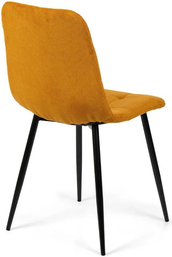 Avenberg ARDEN Étkezőszék szett - 4db, sárga