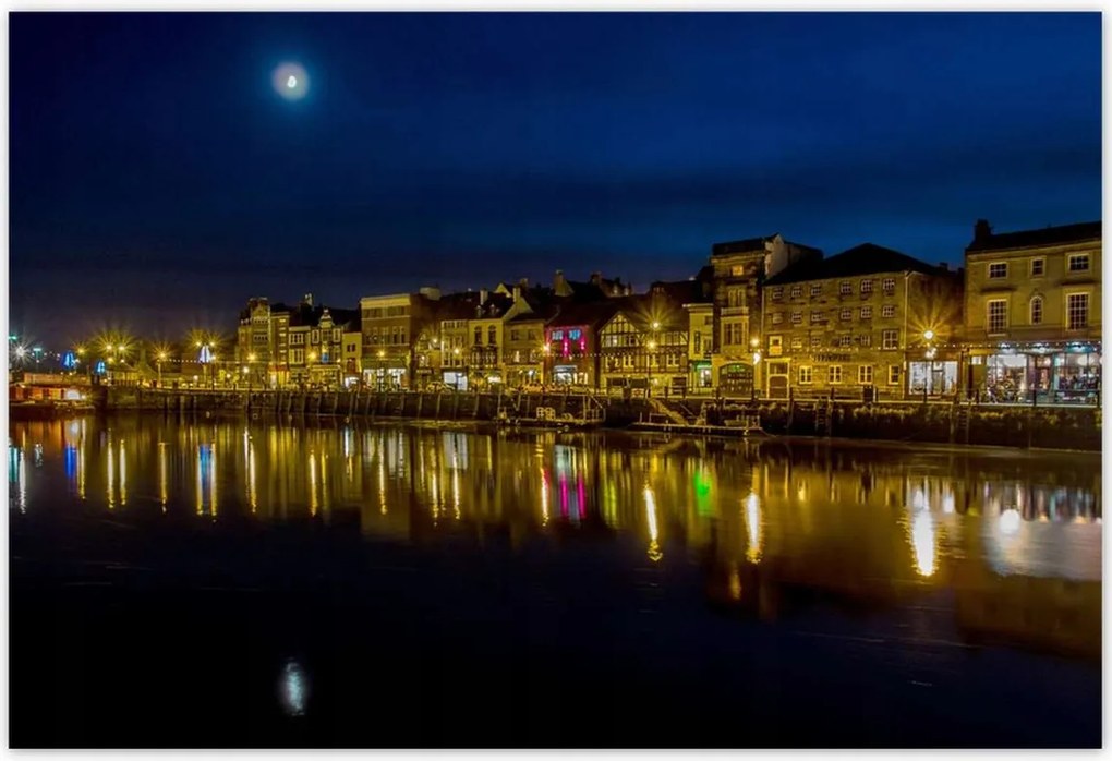 Poszterek 185x125 Tengerparti város