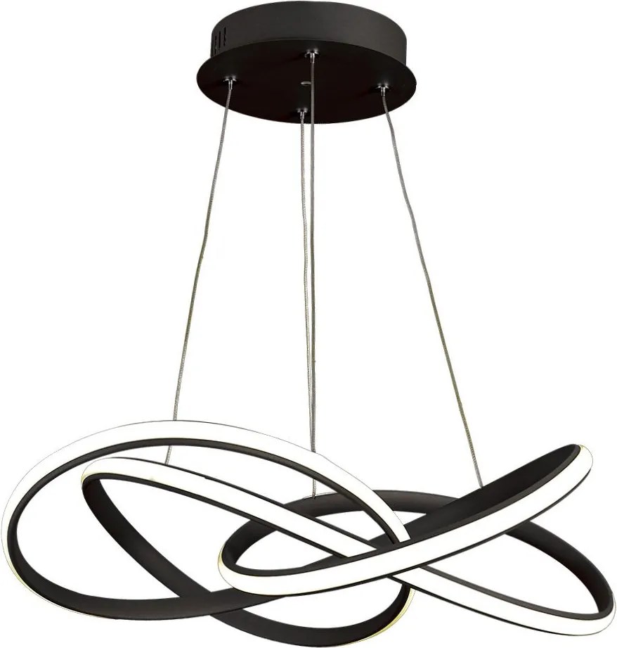 PREZENT 18207 PASSO Modern Led Függesztett Lámpa Fehér, Fekete LED IP20