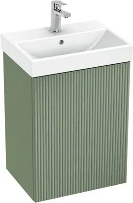 Jika Cubito Style mosdószekrény mosdó nélkül 43x56,5x33 cm mentazöld H40J4451023541