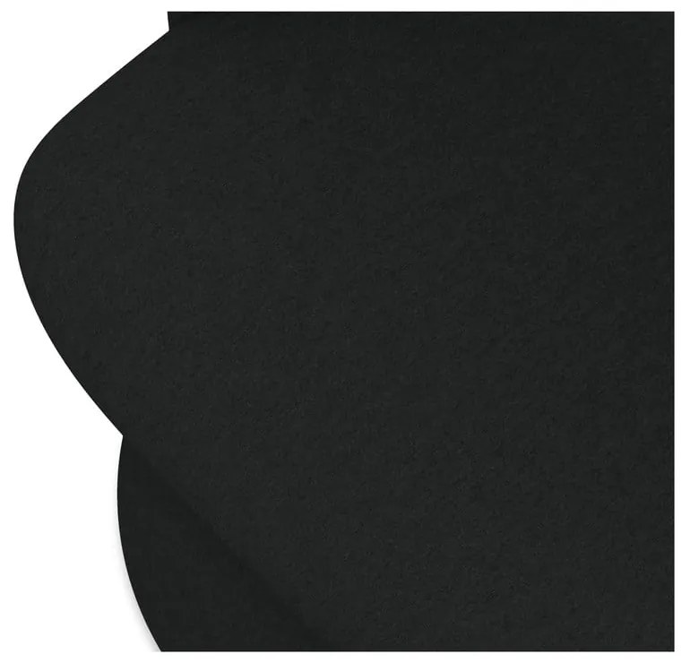 Fekete kárpitozott étkezőfotel Kalo – Makamii