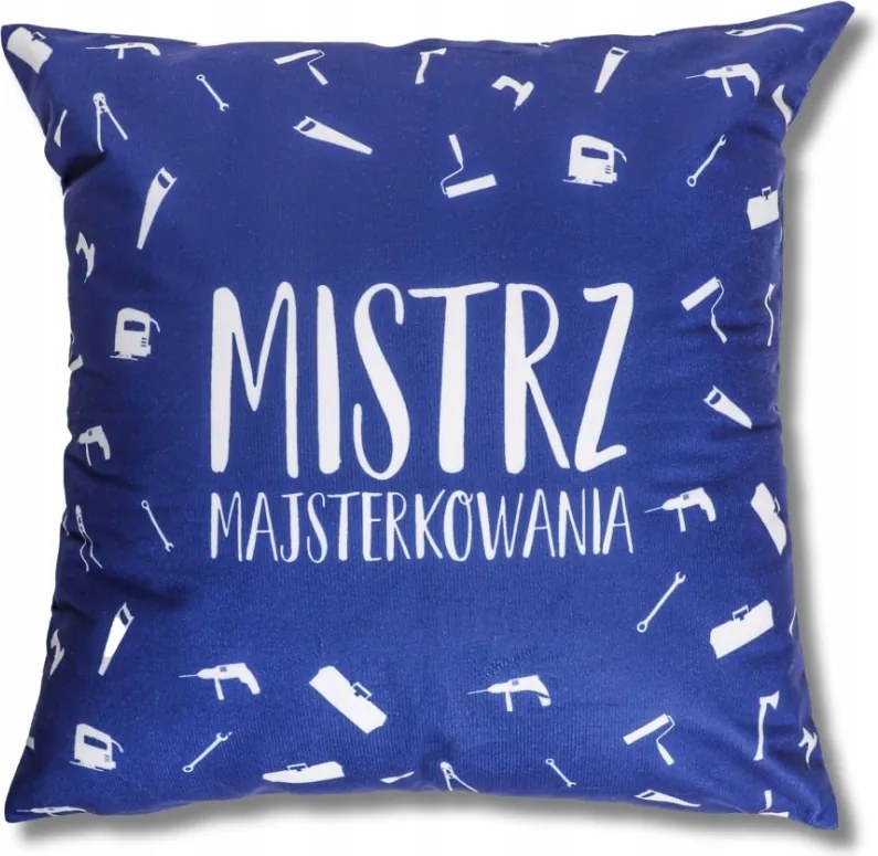 Barkácsmester párna Ajándék Nagyszülők napjára 40x40 Moraj