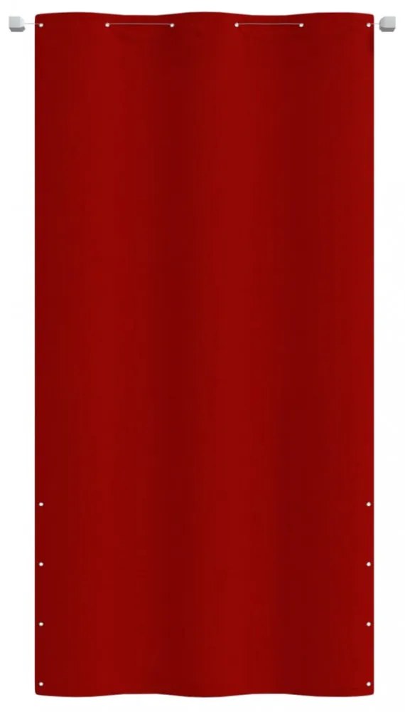 piros oxford-szövet erkélyparaván 120 x 240 cm