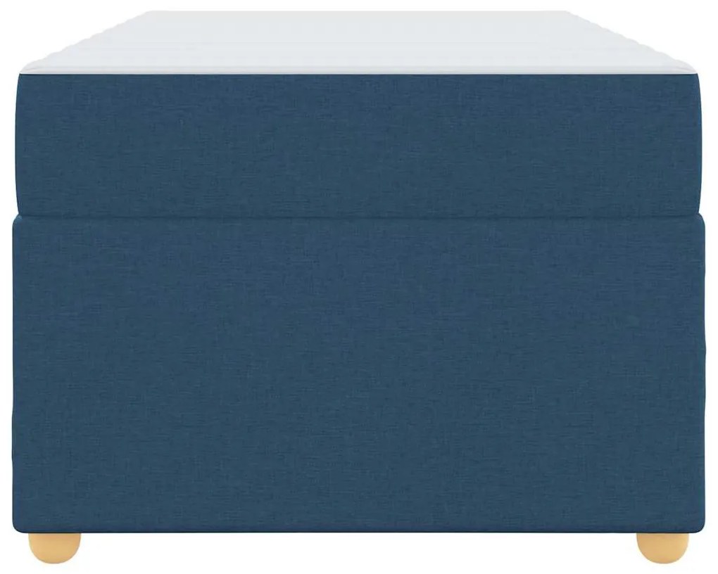 Ágykeret matracmal Kék 80 x 200 cm szövet