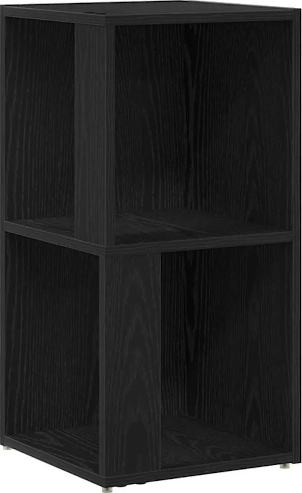 vidaXL Sarokpolcok Fekete tölgy 33 x 33 x 67 cm Faanyag