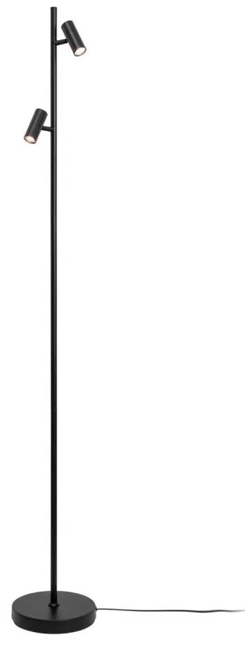 Nordlux - LED Dimmelhető állólámpa OMARI 2xLED/3,2W/230V fekete