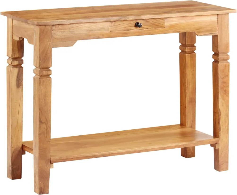 vidaXL tömör akácfa tálalóasztal 100 x 40 x 76 cm