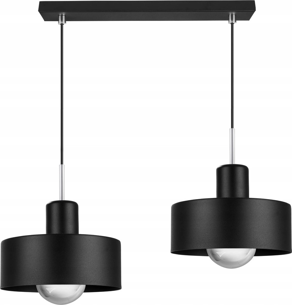 Függő Mennyezeti Lámpa Fekete Fehér Csillár Glamour Modern Loft