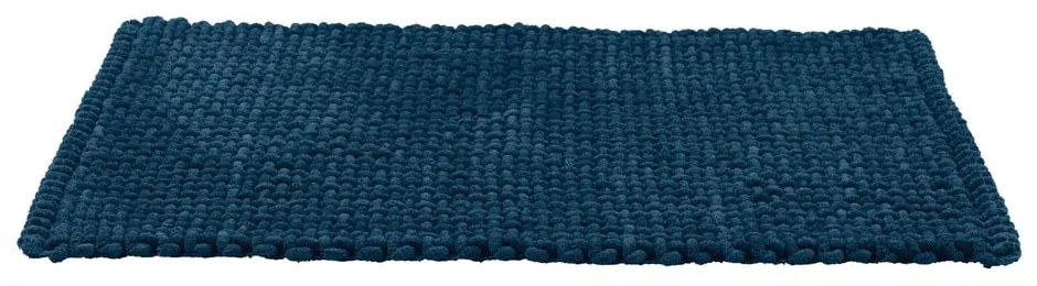 Sötétkék textil fürdőszobai kilépő 50x80 cm Covelo – Wenko