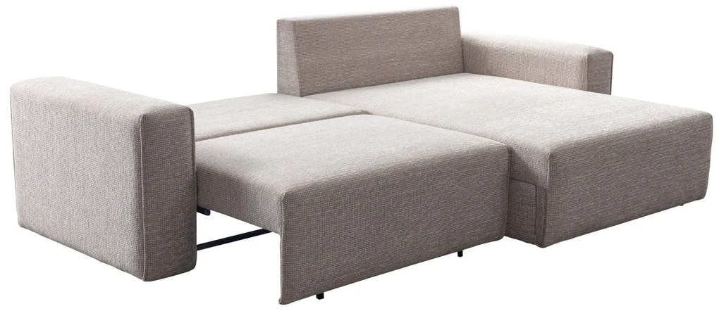 Palvin mini L-alakú kanapé, ágyazható, ágyneműtartós - LEÉRTÉKELT