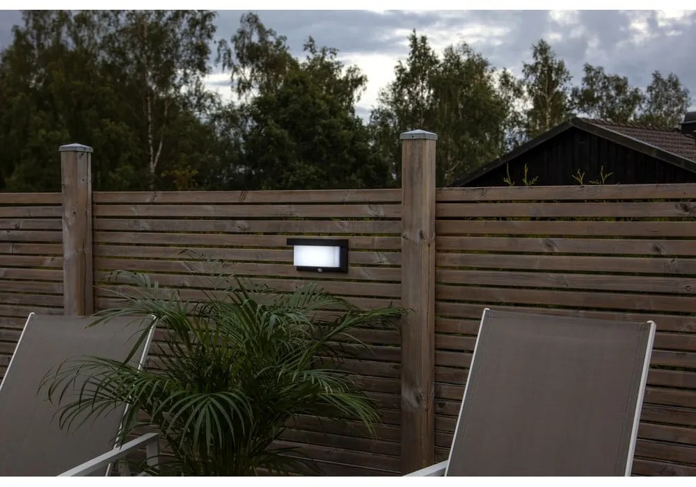 Valla napelemes fali LED lámpa, 20 x 12 cm - Star Trading