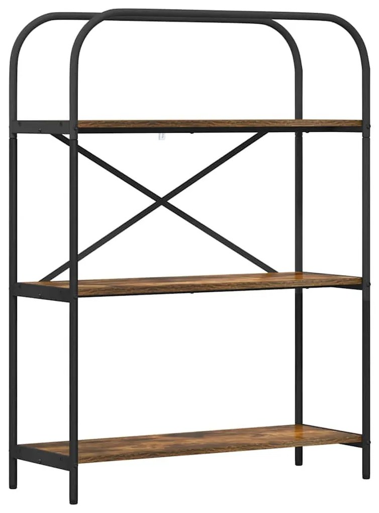 Könyvespolc Füstölt tölgy 80 x 30 x 109 cm Faanyag