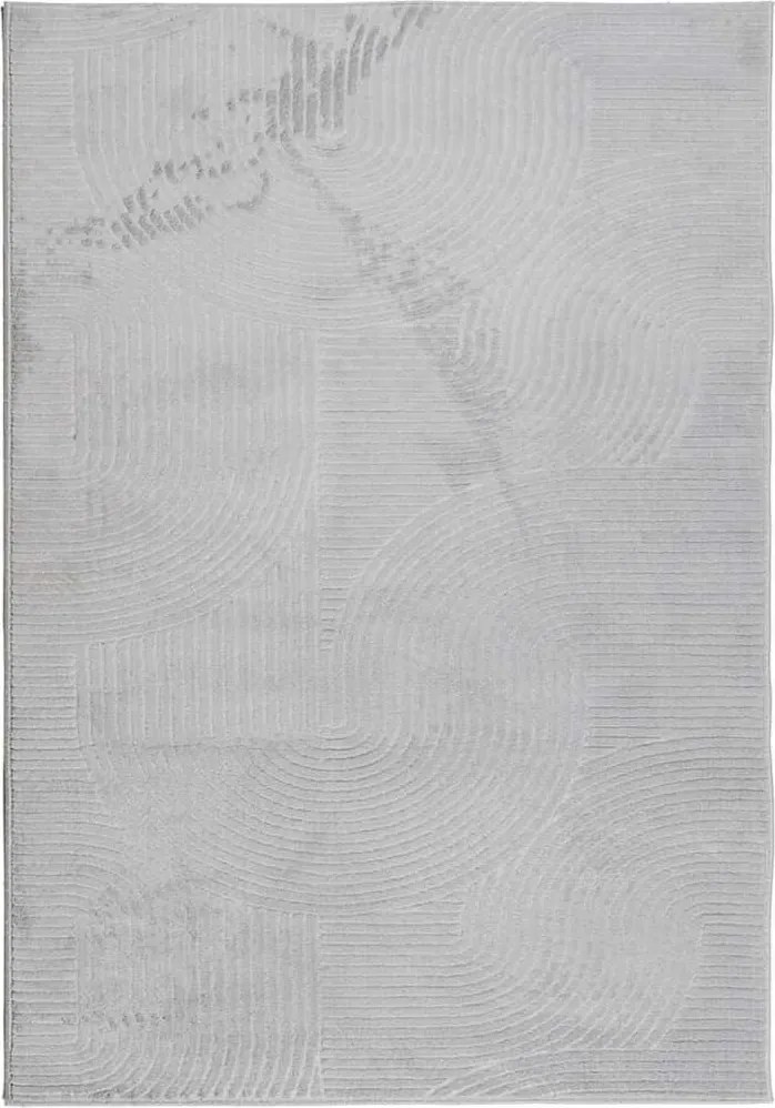 vidaXL IZA szürke rövid szálú skandináv stílusú szőnyeg 160 x 230 cm